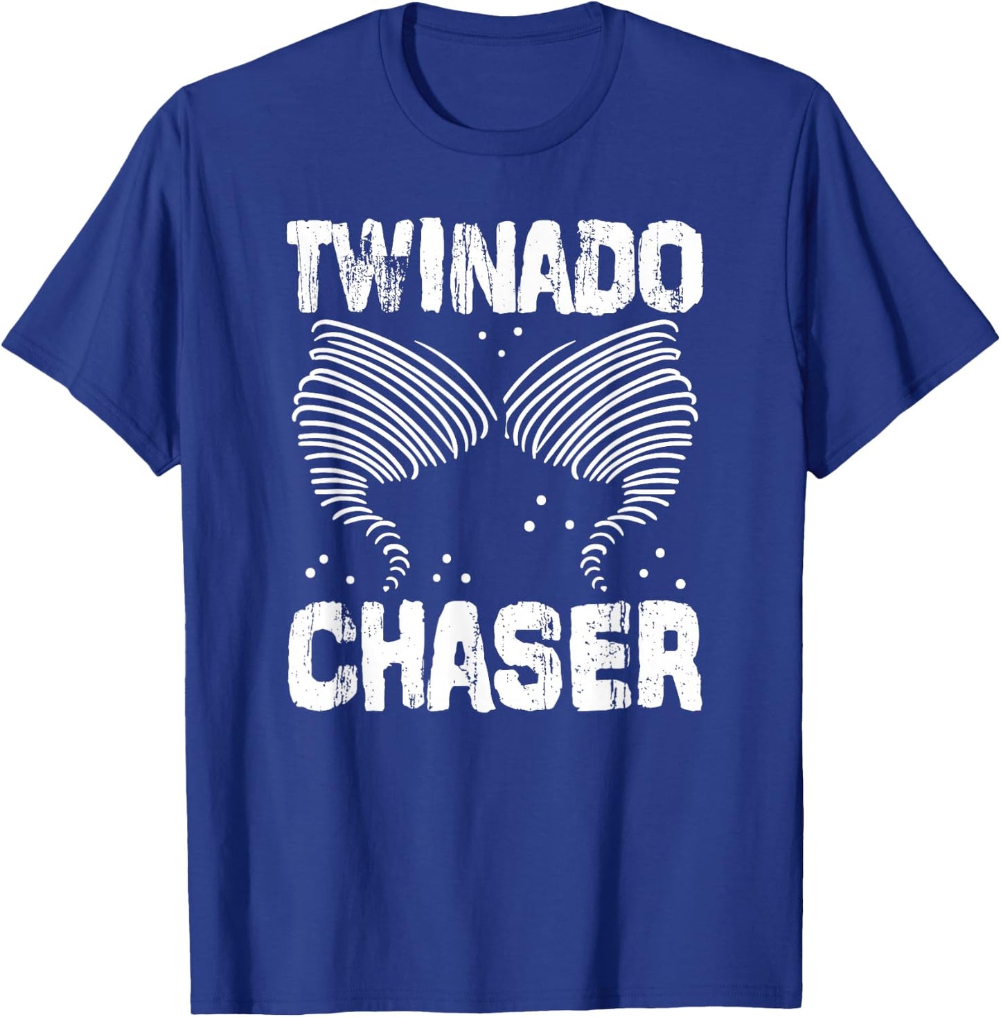Twinado Chaser Funny Mom Dad Twin Parents T-Shirt - T-Shirt | Royal