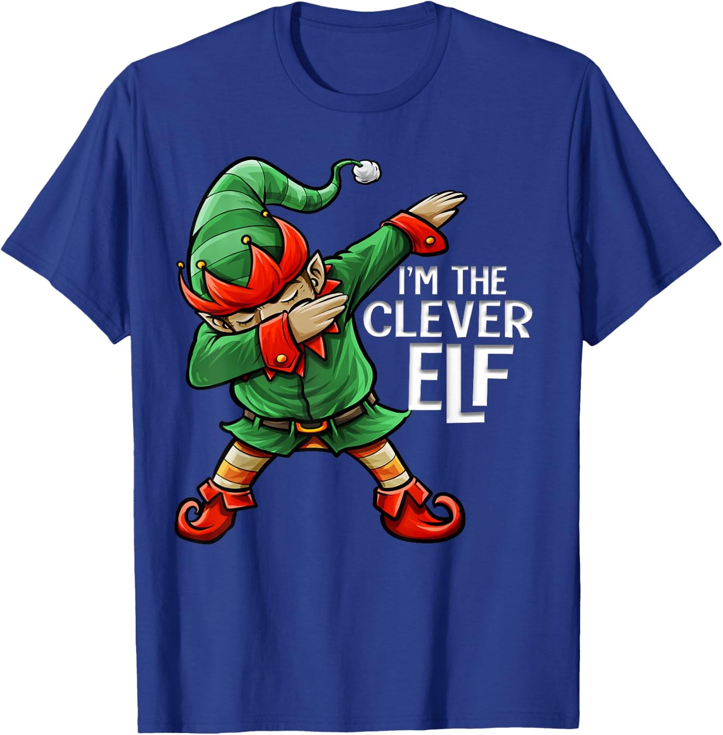 Christmas I'm The Clever Elf Squad Family Matching Men Boys T-Shirt - T-Shirt | Royal