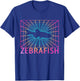 Zebrafish Retro Fish Gift T-Shirt - T-Shirt | Royal