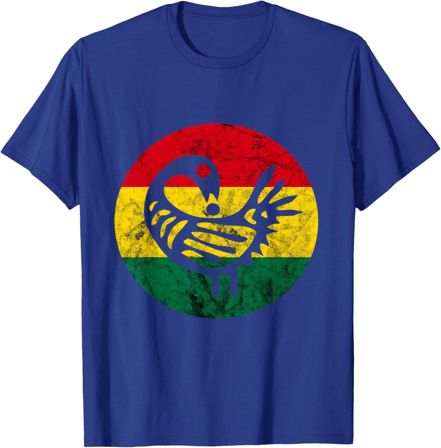 Sankofa Learn From The Past African Bird Black History T-Shirt - T-Shirt | Royal