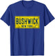 Bushwick Brooklyn New York Old Retro Vintage License Plate T-Shirt - T-Shirt | Royal