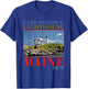 Cape Neddick Lighthouse Maine 1879 Design T-Shirt - T-Shirt | Royal