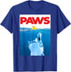 PAWS Cat Yellow Rubber Duck Paws Parody Funny Cat Lover T-Shirt - T-Shirt | Royal