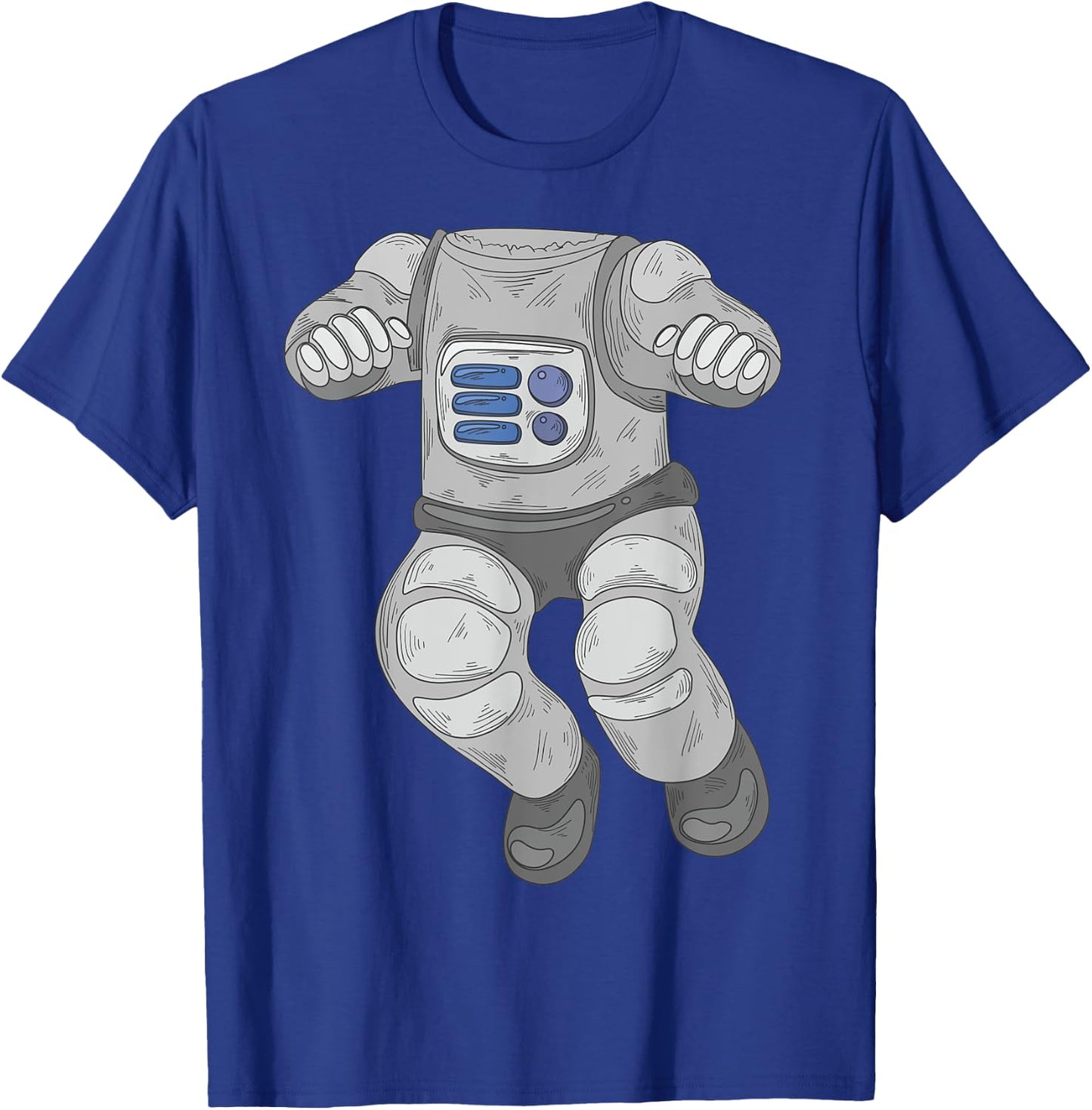 Cool Funny Astronaut Halloween Costume Shirt Spaceman Gift T-Shirt - T-Shirt | Royal
