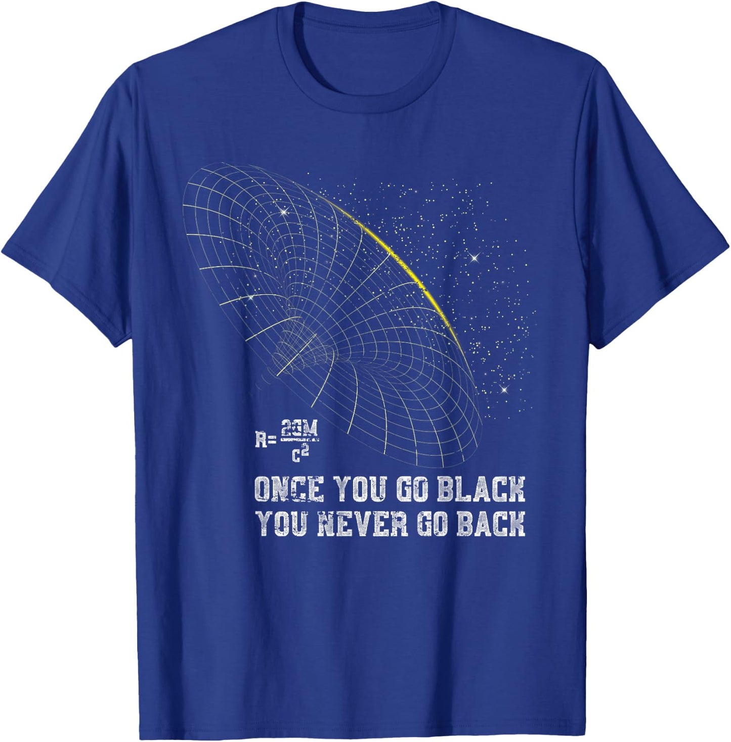 Funny Black Hole Physicist Gift Physics T-Shirt - T-Shirt | Royal