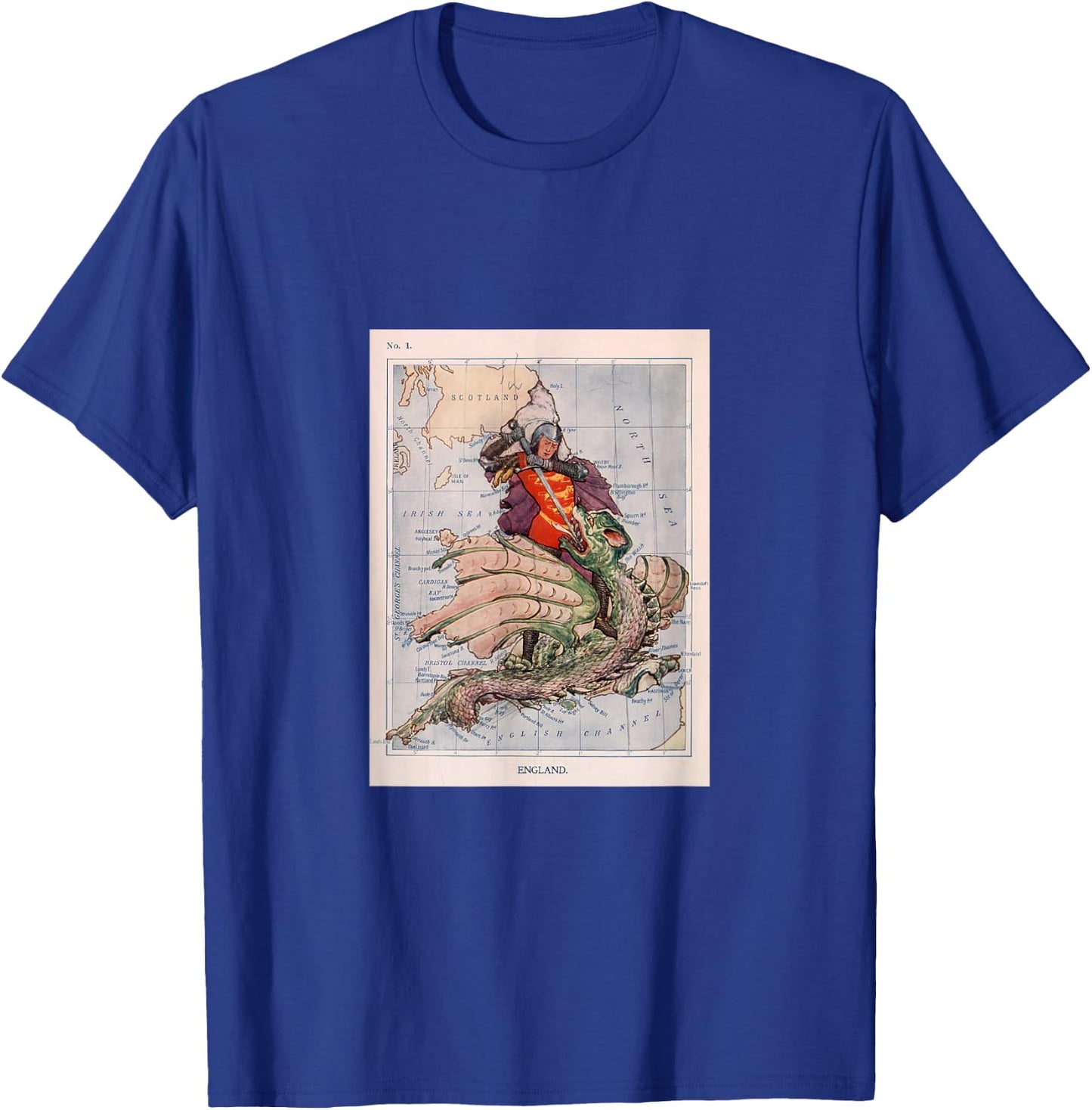 St George Slaying a Dragon T-Shirt - T-Shirt | Royal