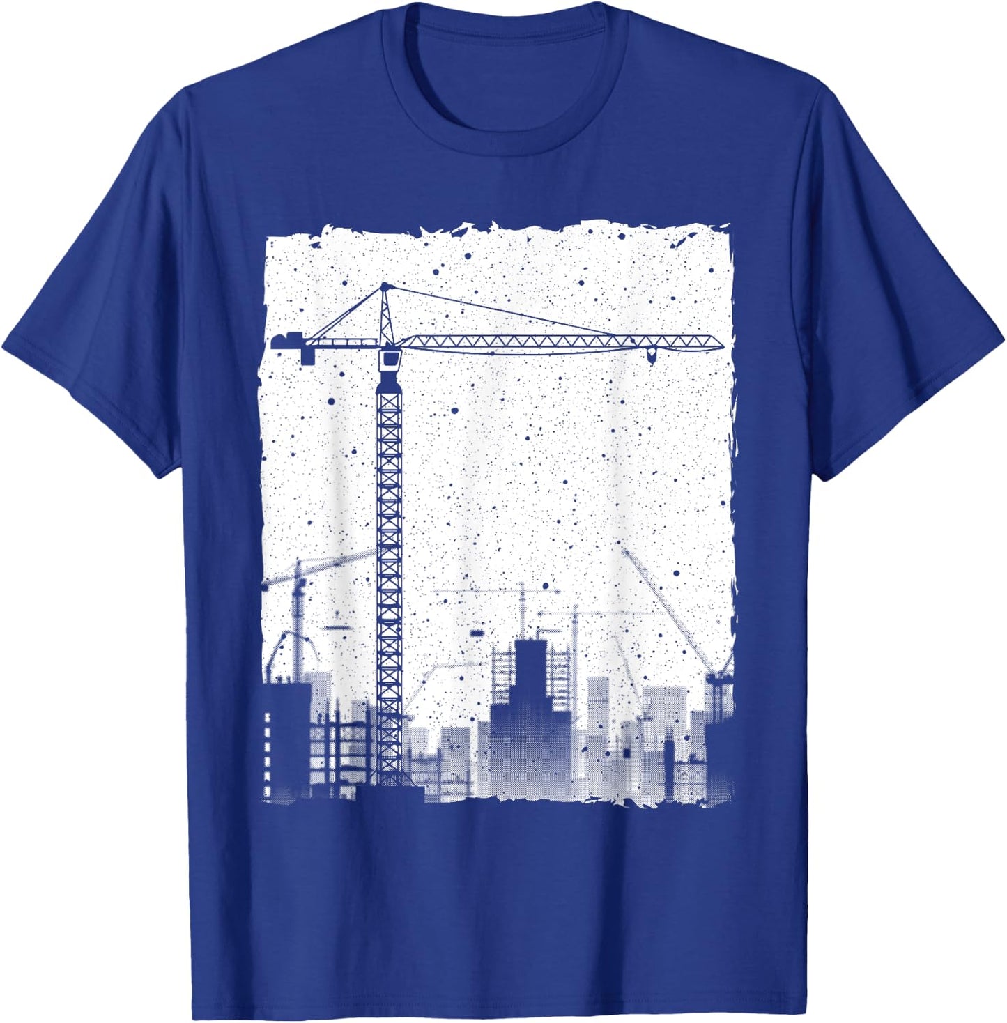 Best Tower Crane Design Women Tower Crane Operator T-Shirt - T-Shirt | Royal