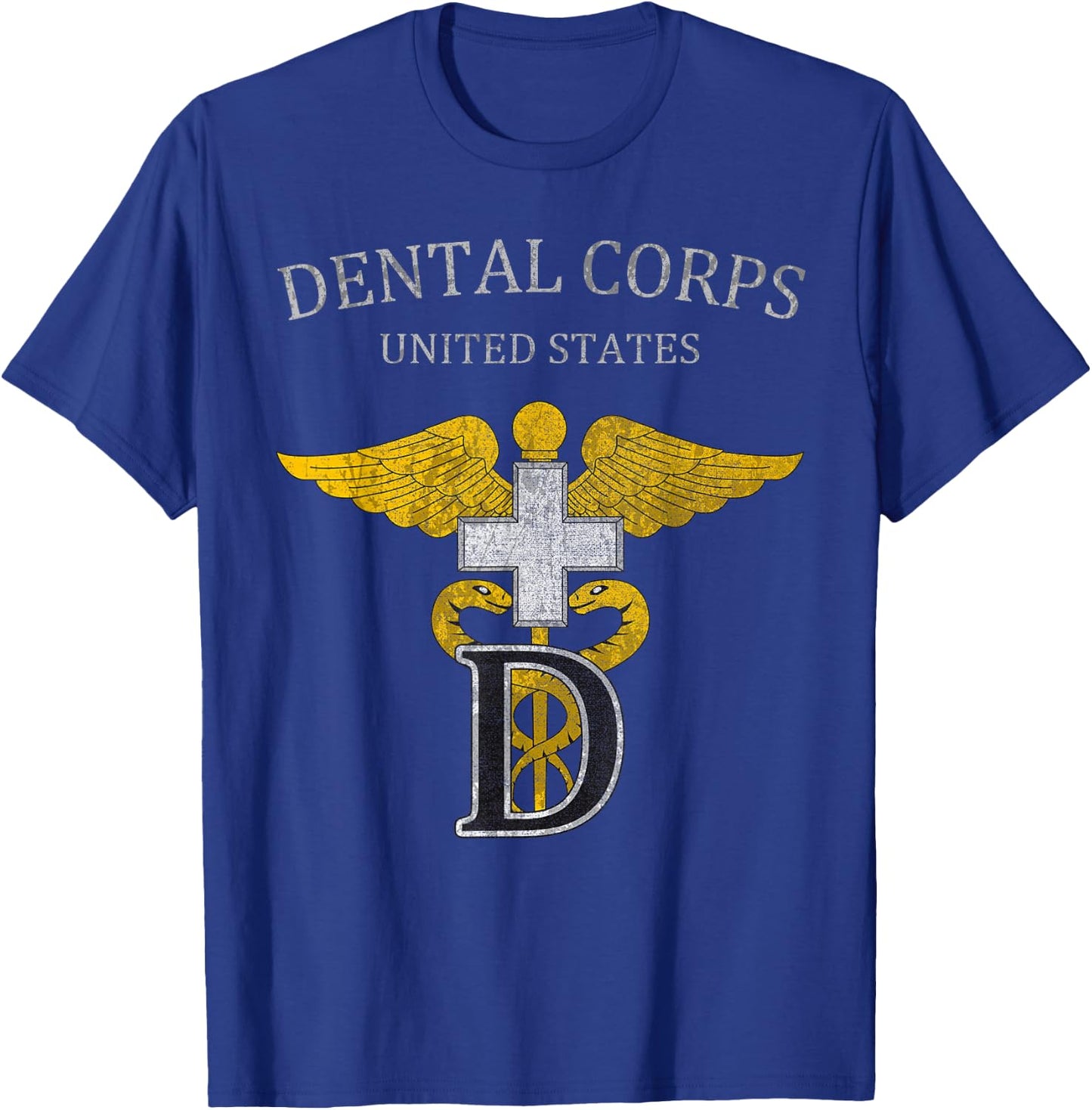 US Dental Corps US Army Dentist Military Dental Services T-Shirt - T-Shirt | Royal