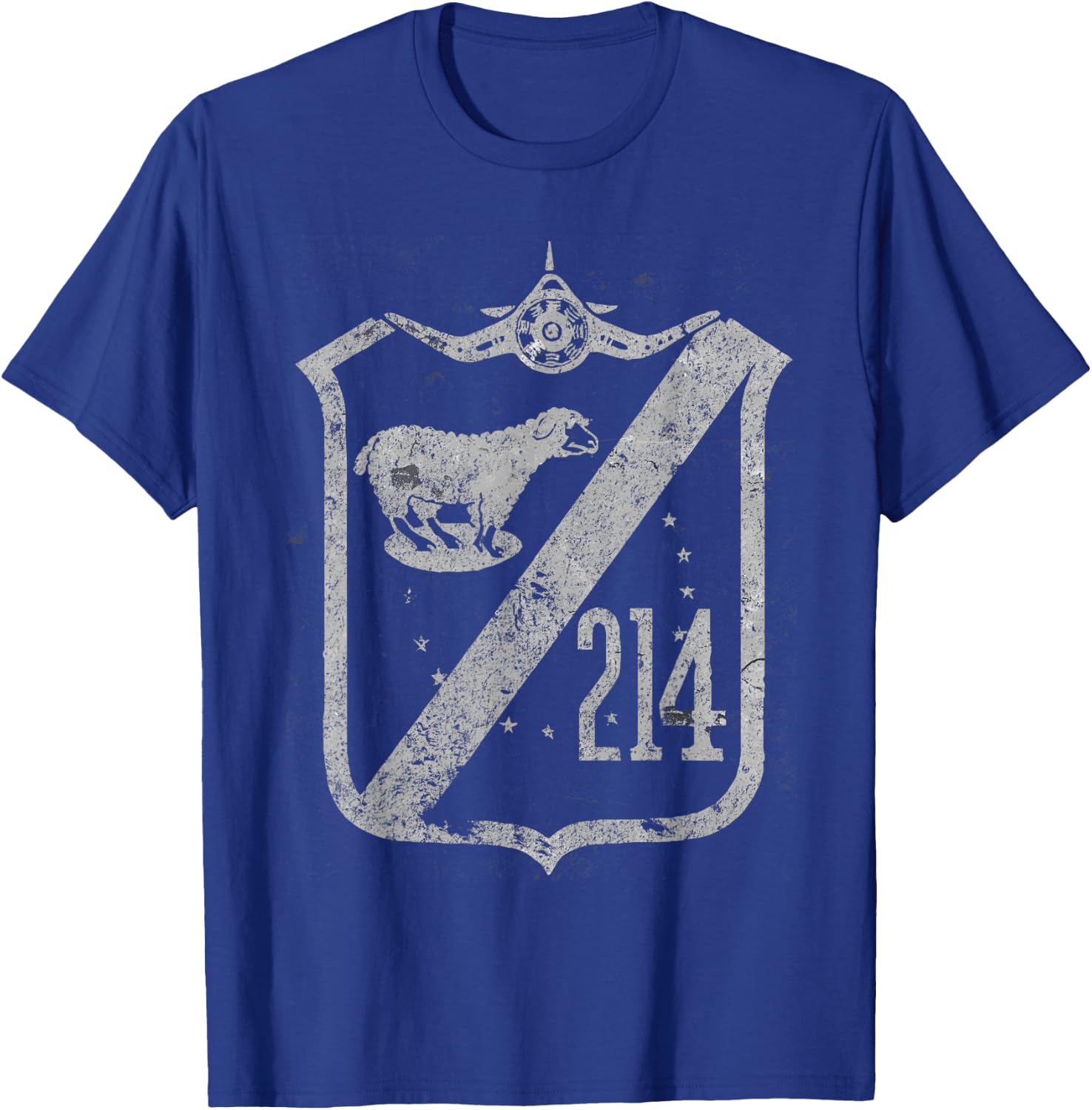 VMF-214 Black Sheep Squadron WWII Vintage Insignia T-Shirt - T-Shirt | Royal