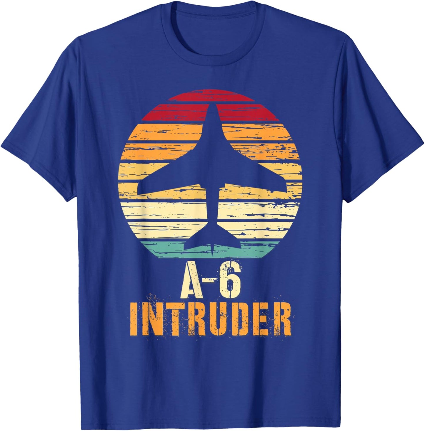 Vintage A-6 Intruder Military Aviation Shirt T-Shirt - T-Shirt | Royal
