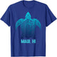 Maui Hawaii Sea Turtle Hawaiian Surfer Diving T-Shirt - T-Shirt | Royal