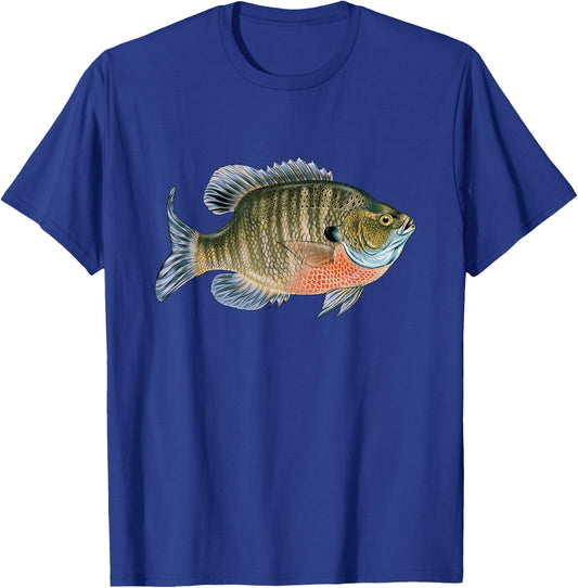 Love To Go Fishing Gift Catch Freshwater Fish Bluegill T-Shirt - T-Shirt | Royal