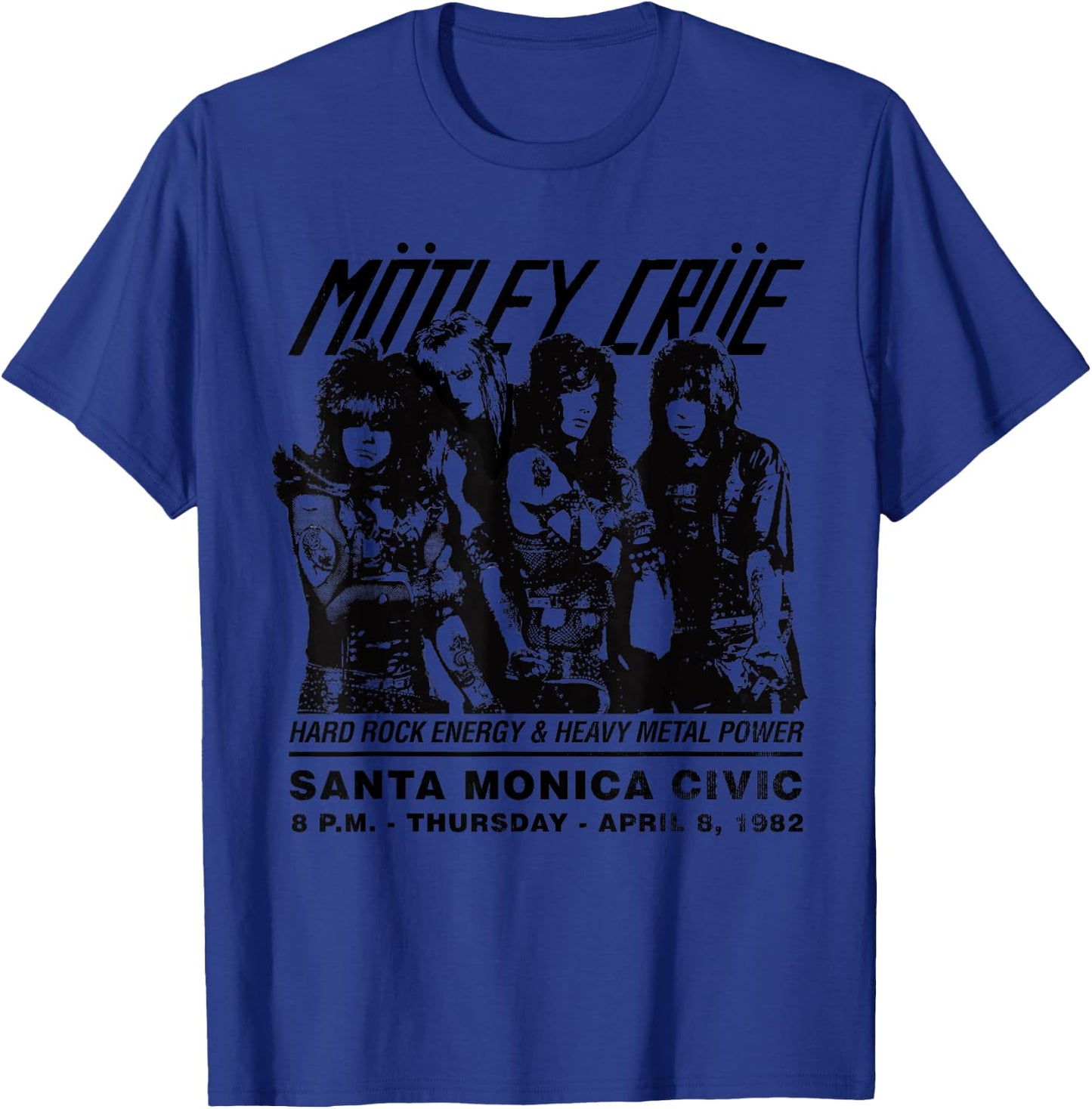 Mötley Crüe - Santa Monica Civic Event T-Shirt - T-Shirt | Royal