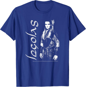 Lord of The Rings Legolas Distressed Poster T-Shirt - T-Shirt | Royal
