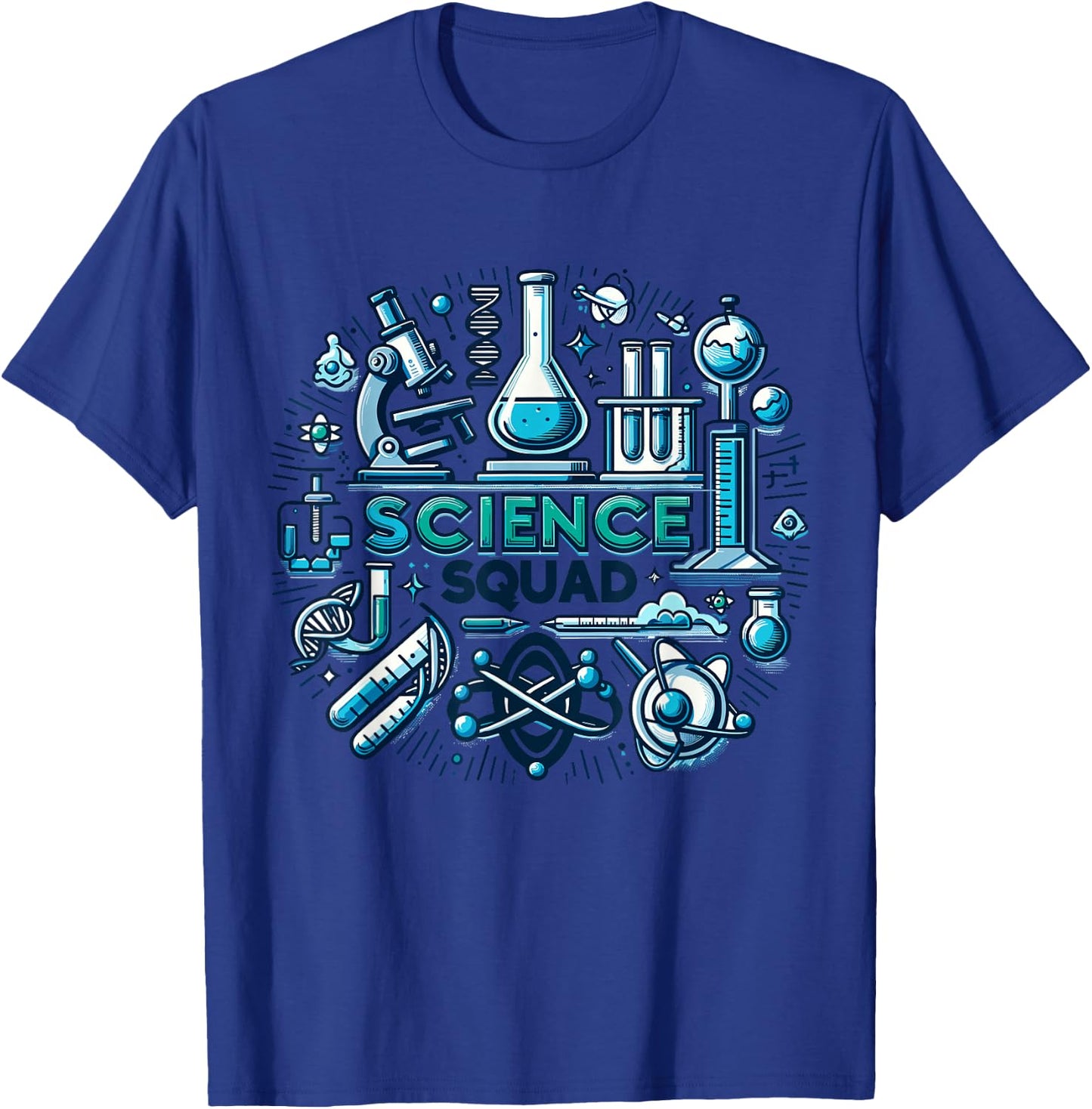 Science Squad Science Gear for Scientist Research | Science T-Shirt - T-Shirt | Royal