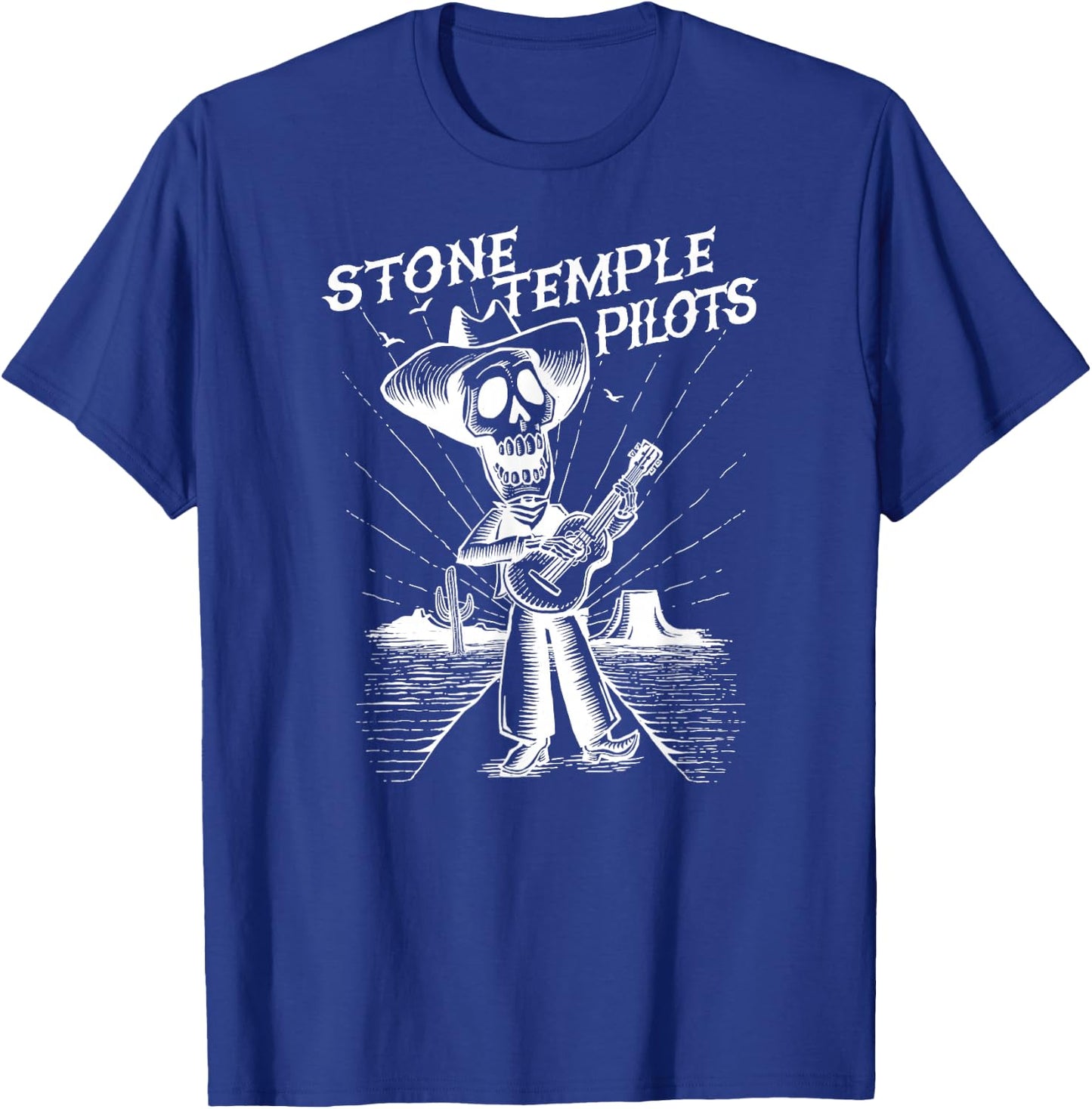 Stone Temple Pilots Day of The Dead Skeleton T-Shirt - T-Shirt | Royal