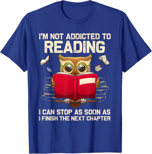 Funny Book Reader Art Women Bookish Book Nerd Lover T-Shirt - T-Shirt | Royal