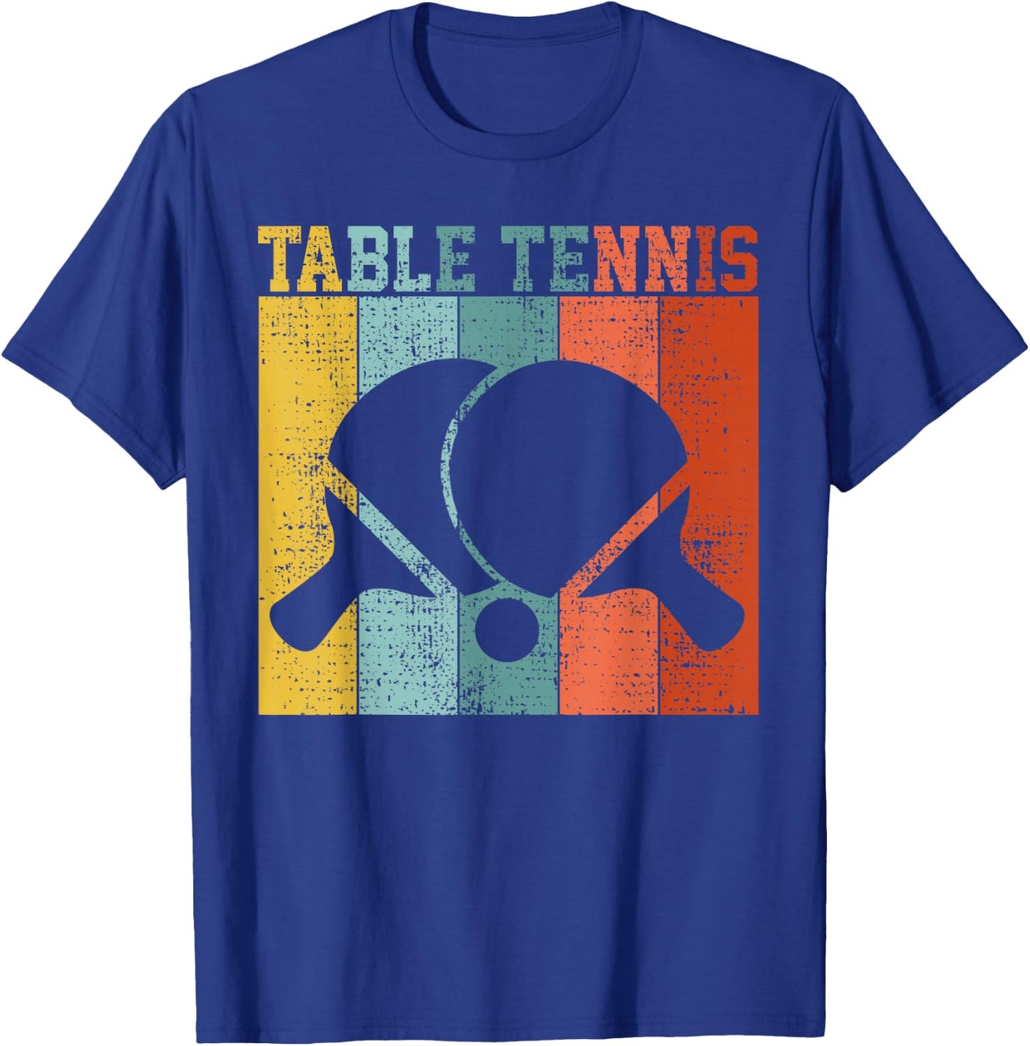 Retro Table Tennis T-Shirt - T-Shirt | Royal