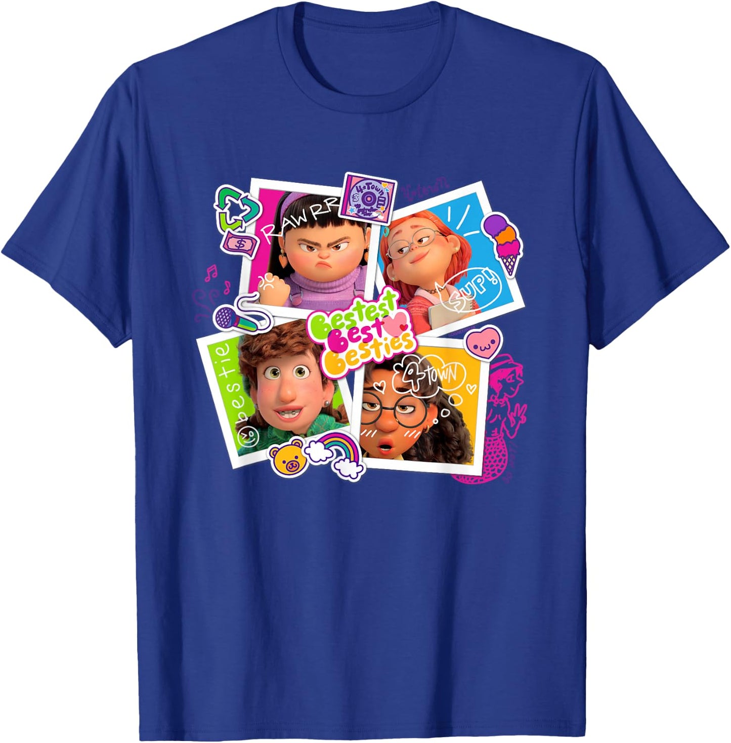 Disney and Pixar’s Turning Red Bestest Best Besties T-Shirt - T-Shirt | Royal