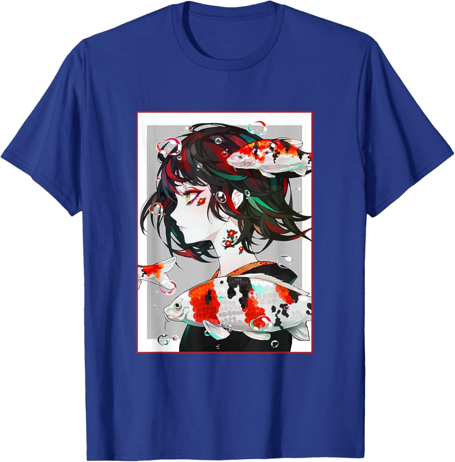 Anime Girl Japanese Aesthetic Anime Otaku T-Shirt - T-Shirt | Royal