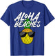 Funny Aloha Beaches Designs Women Pineapple Hawaiian T-Shirt - T-Shirt | Royal