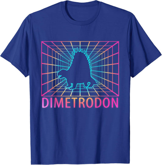 Dimetrodon Retro Gift T-Shirt - T-Shirt | Royal
