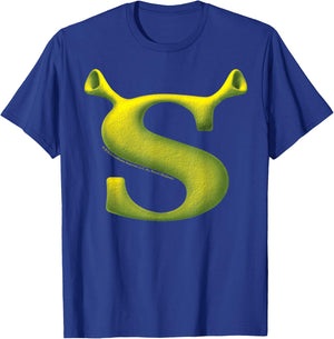Shrek Initial Logo Poster T-Shirt - T-Shirt | Royal