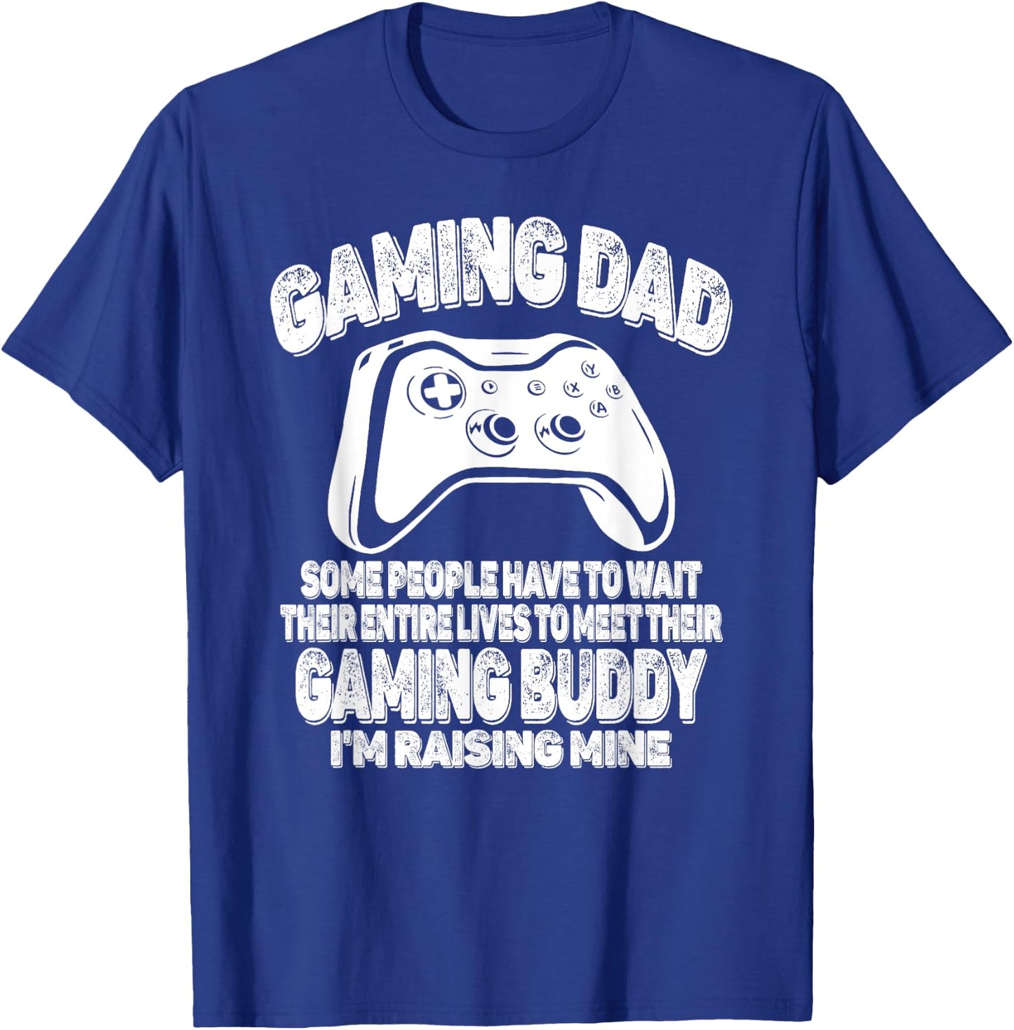 Gamer Father's Day Funny Video Games Gaming Dad From Son T-Shirt - T-Shirt | Royal