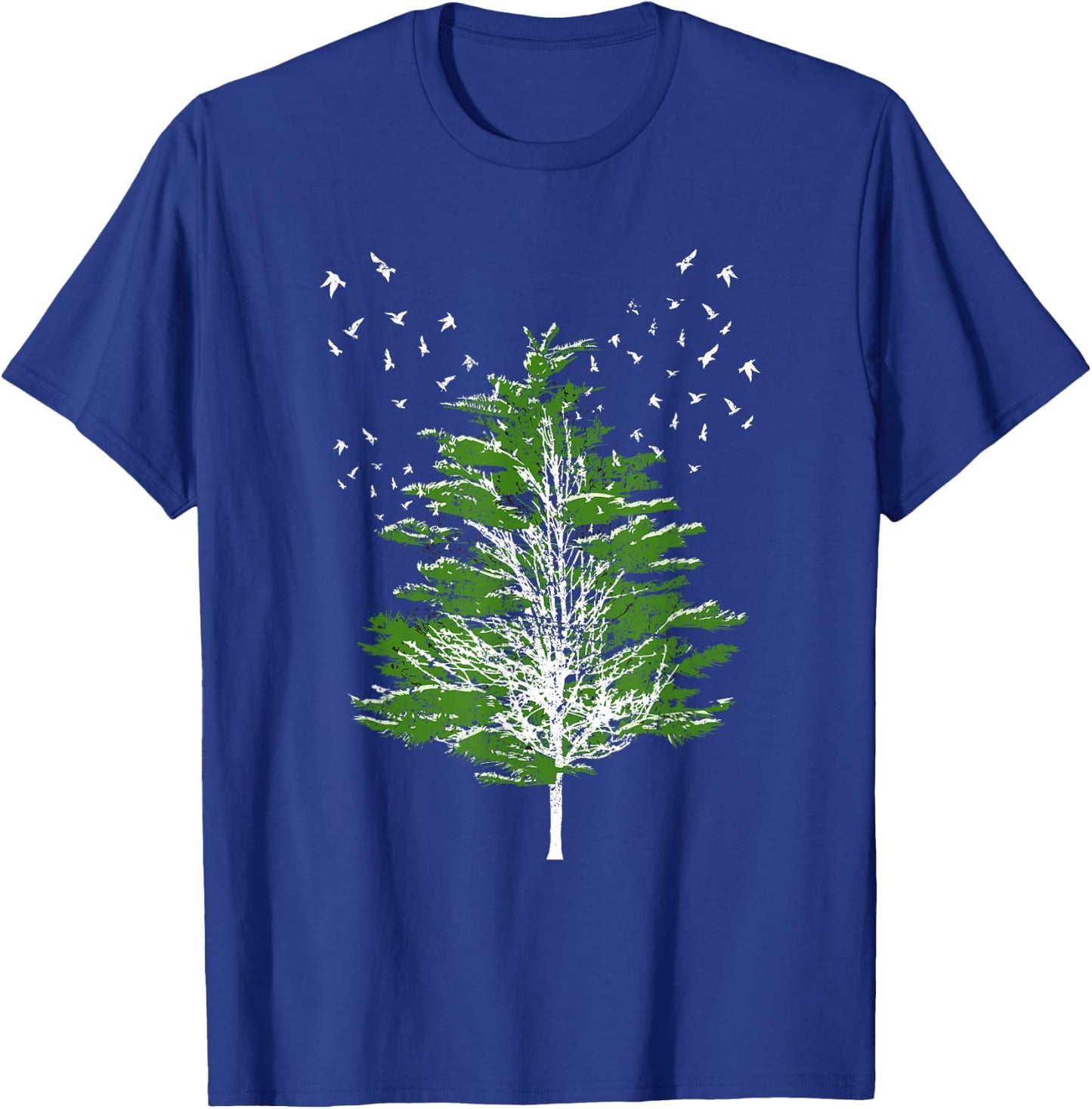 Outdoors Nature Birds Wildlife Trees Forest T-Shirt - T-Shirt | Royal