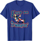 Keep On Trumpin' funny retro style Trump design vintage T-Shirt - T-Shirt | Royal
