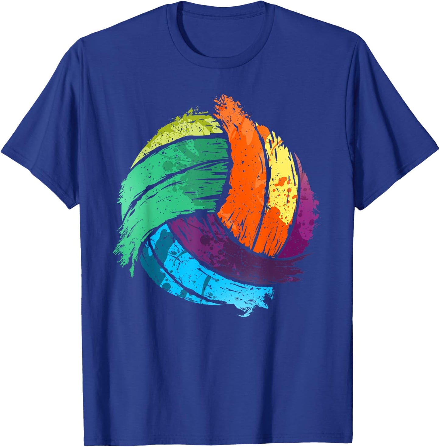 Funny Volleyball Art For Boys Girls Women Volleyball Players T-Shirt - T-Shirt | Royal