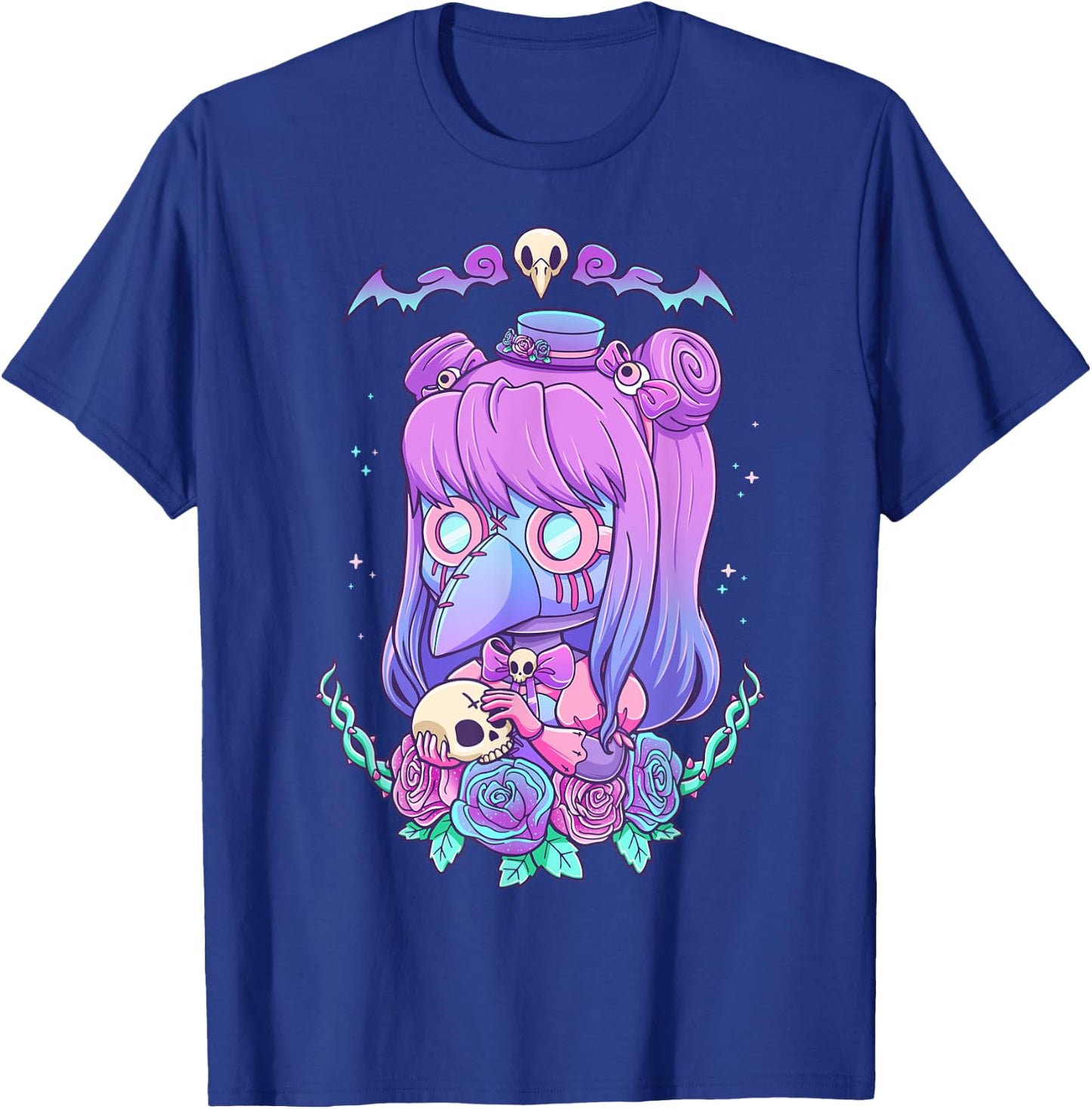 Pastel Goth Creepy Plague Doctress Kawaii Menhera Wiccan T-Shirt - T-Shirt | Royal