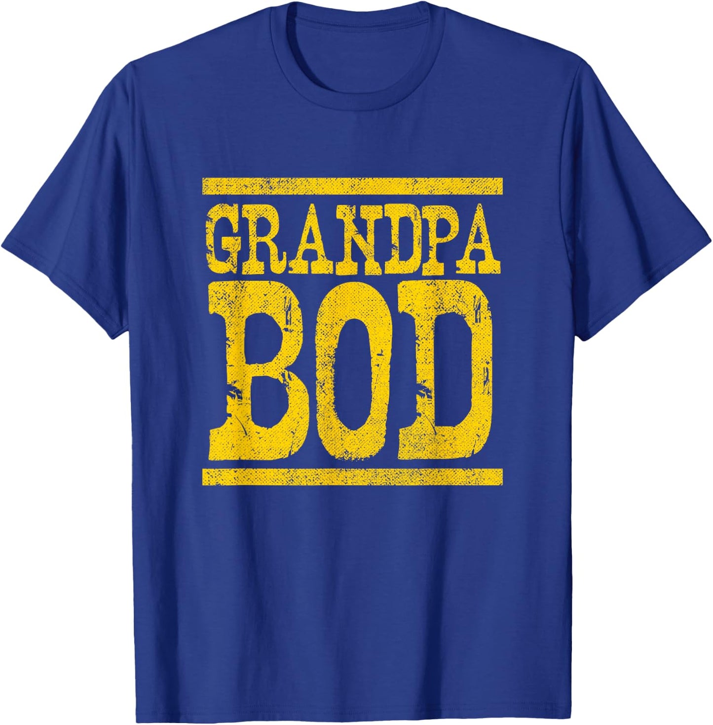 Grandpa Bod, Weightlifter Funny Gag Exercise Gym T-Shirt - T-Shirt | Royal
