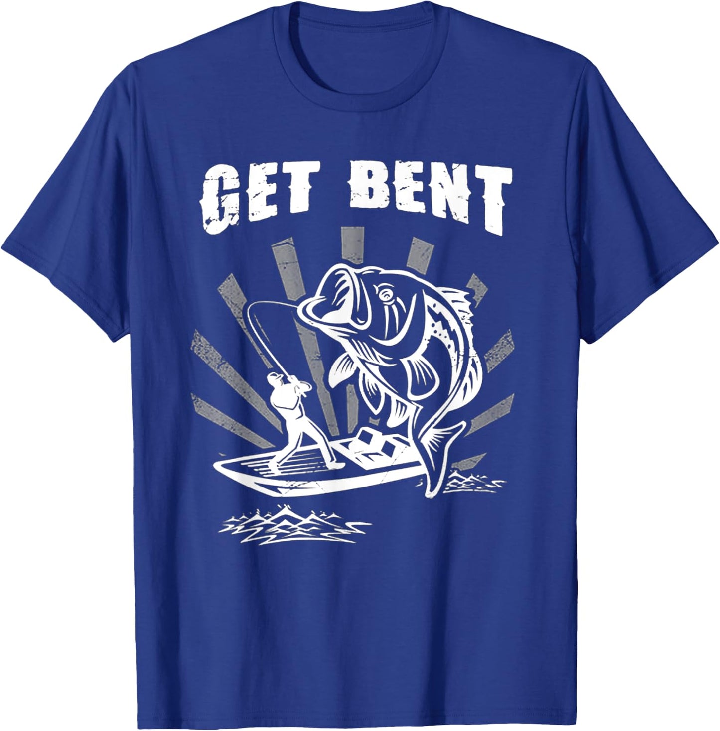 Fishing - Get Bent T-Shirt - T-Shirt | Royal