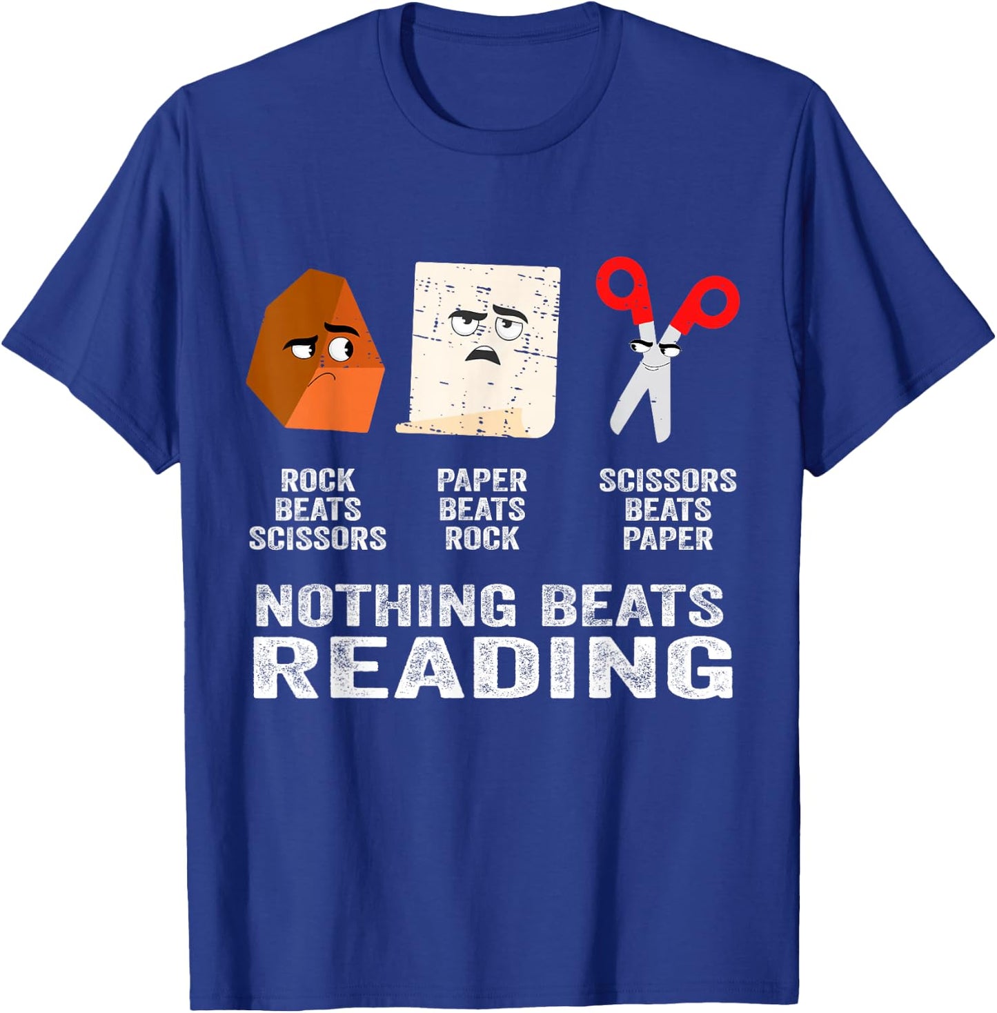 Nothing Beats Reading Book Librarian Across America Kids T-Shirt - T-Shirt | Royal