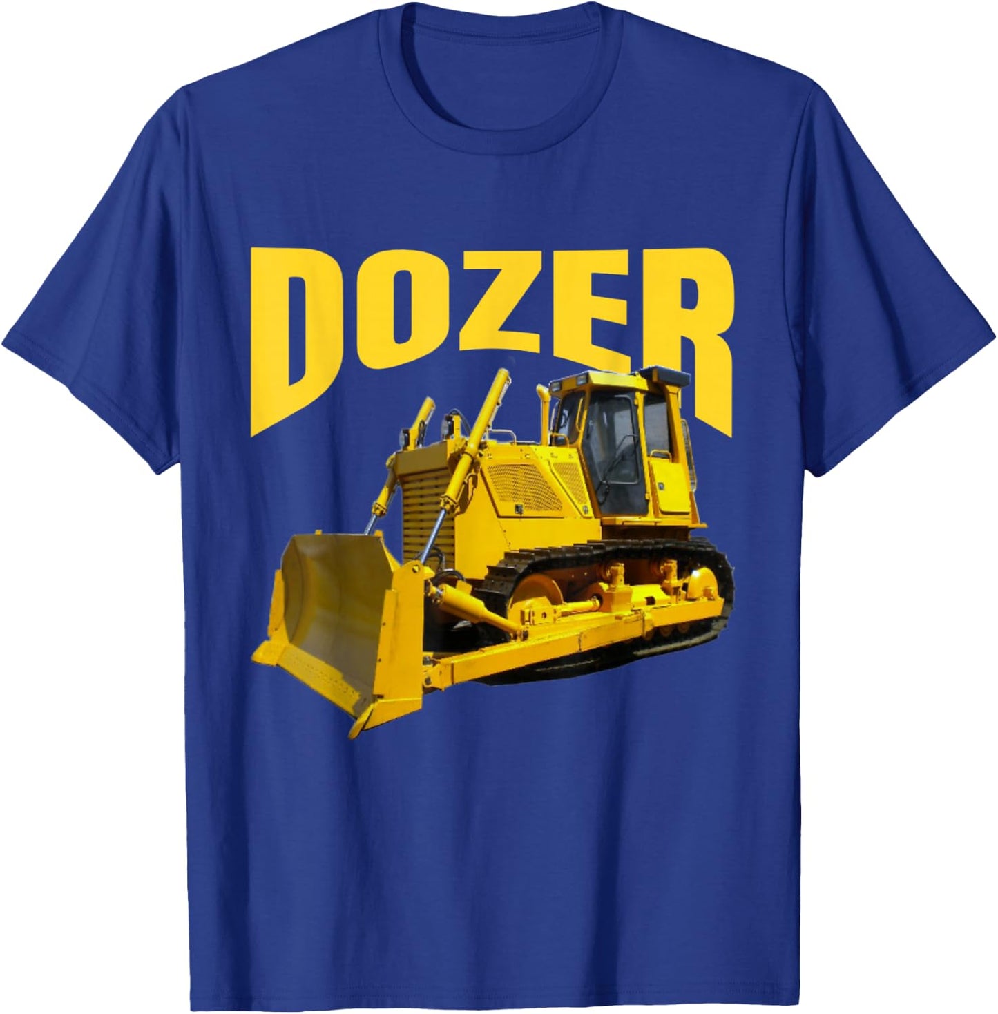 Fun Heavy Equipment Bulldozer for Kid's and Adults T-Shirt - T-Shirt | Royal