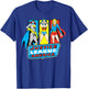 DC Comics Super Hero Girls Justice League Panels T-Shirt - T-Shirt | Royal