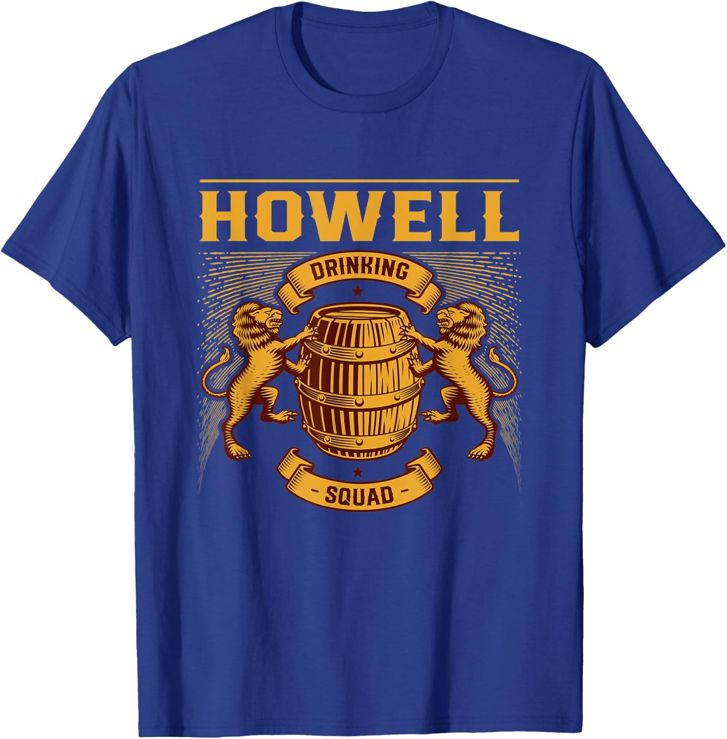 Howell Drinking Squad Michigan Homebrewing MI Brewery T-Shirt - T-Shirt | Royal