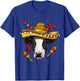 Cinco de Mayo Cow Mexican Lover Sombrero Cow T-Shirt - T-Shirt | Royal