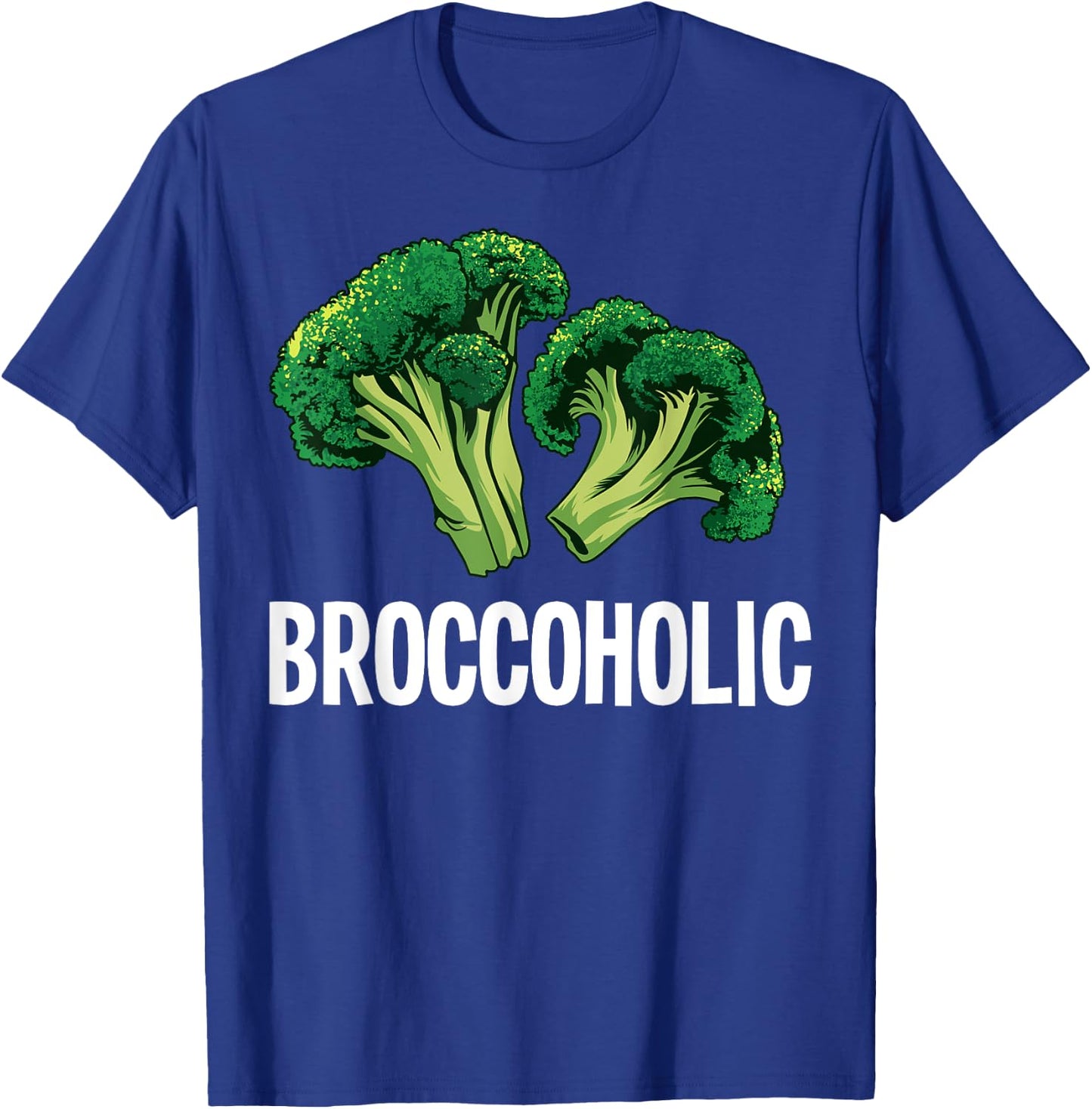 Best Broccoli Women Broccoholic Vegan Vegetarian T-Shirt - T-Shirt | Royal