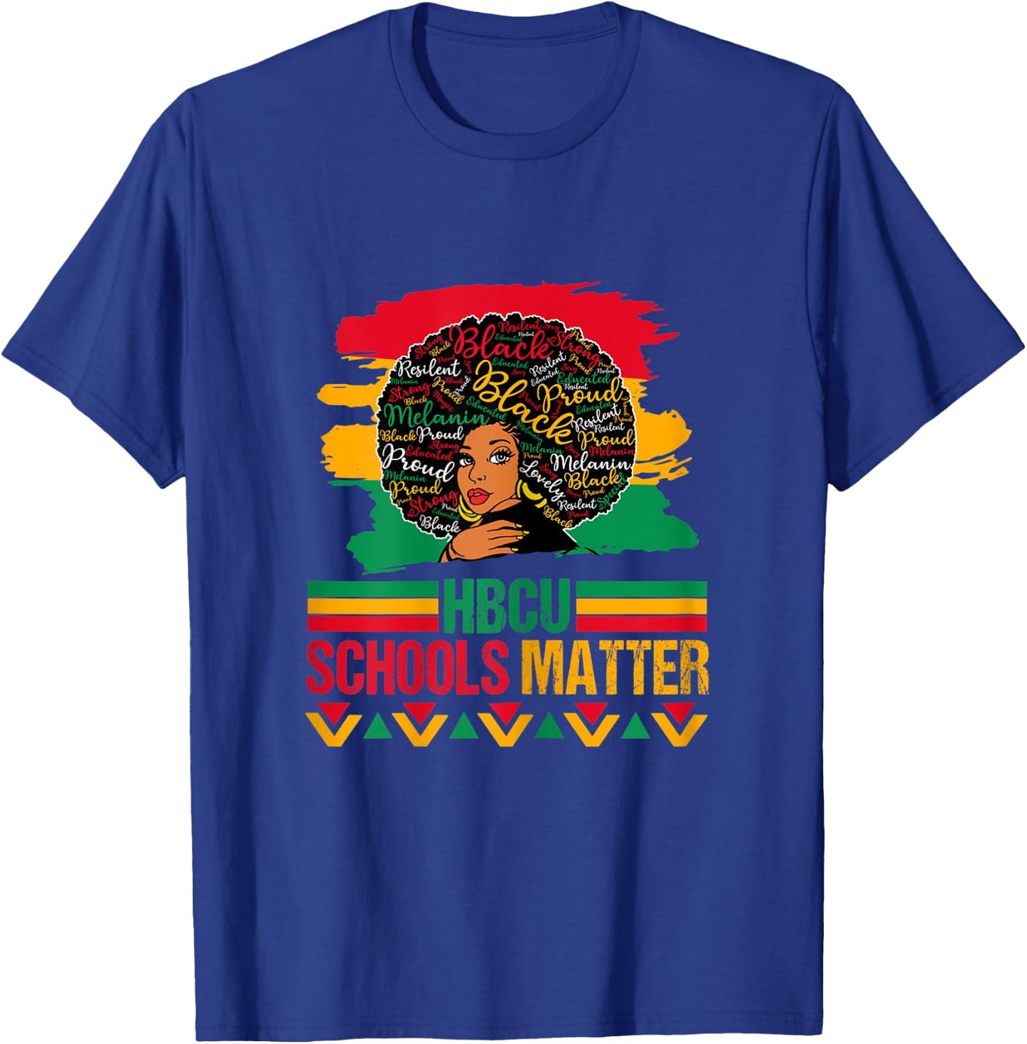 HBCU Schools Matter Historical Black College Alumni T-Shirt - T-Shirt | Royal