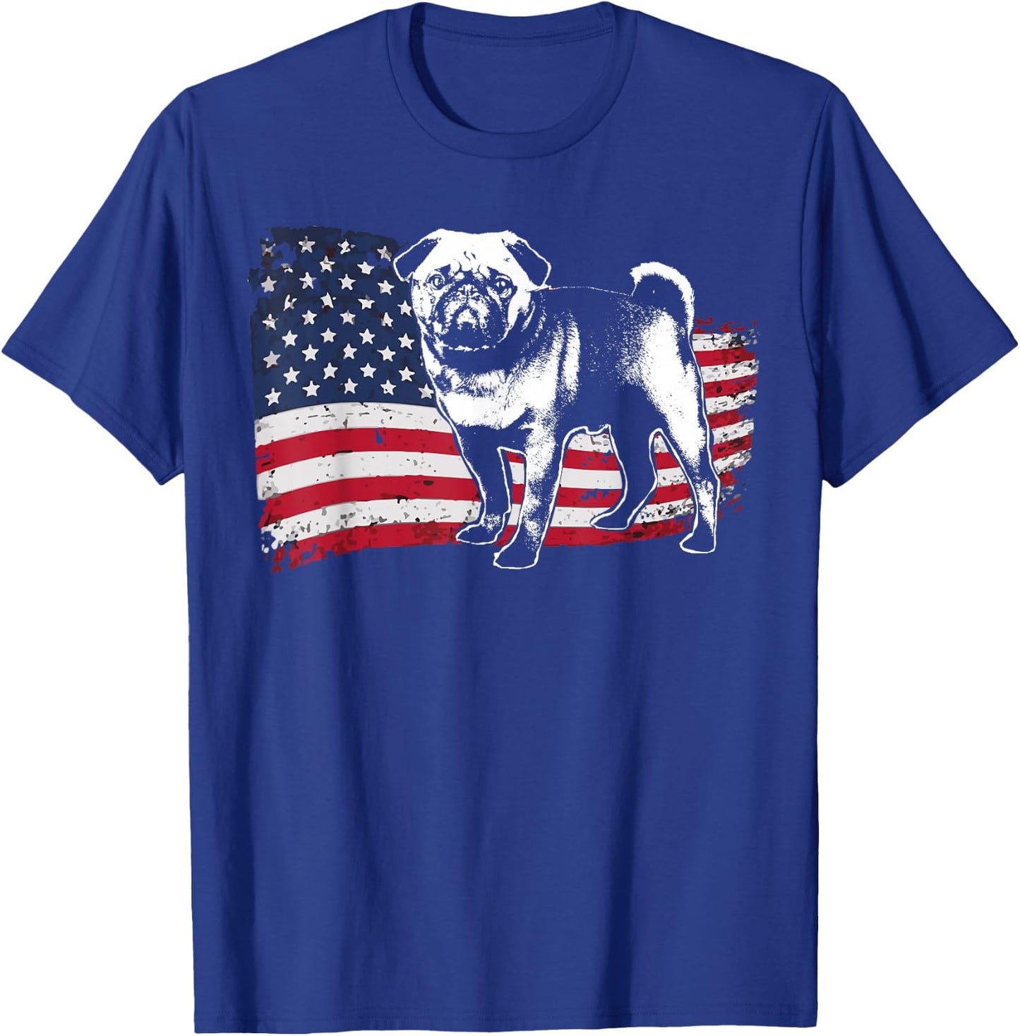Pug Puggie-Dog T-Shirt - T-Shirt | Royal