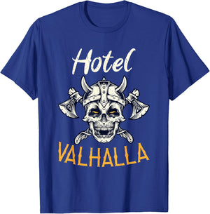 Hotel Valhalla Odin Nordic Viking T-Shirt - T-Shirt | Royal