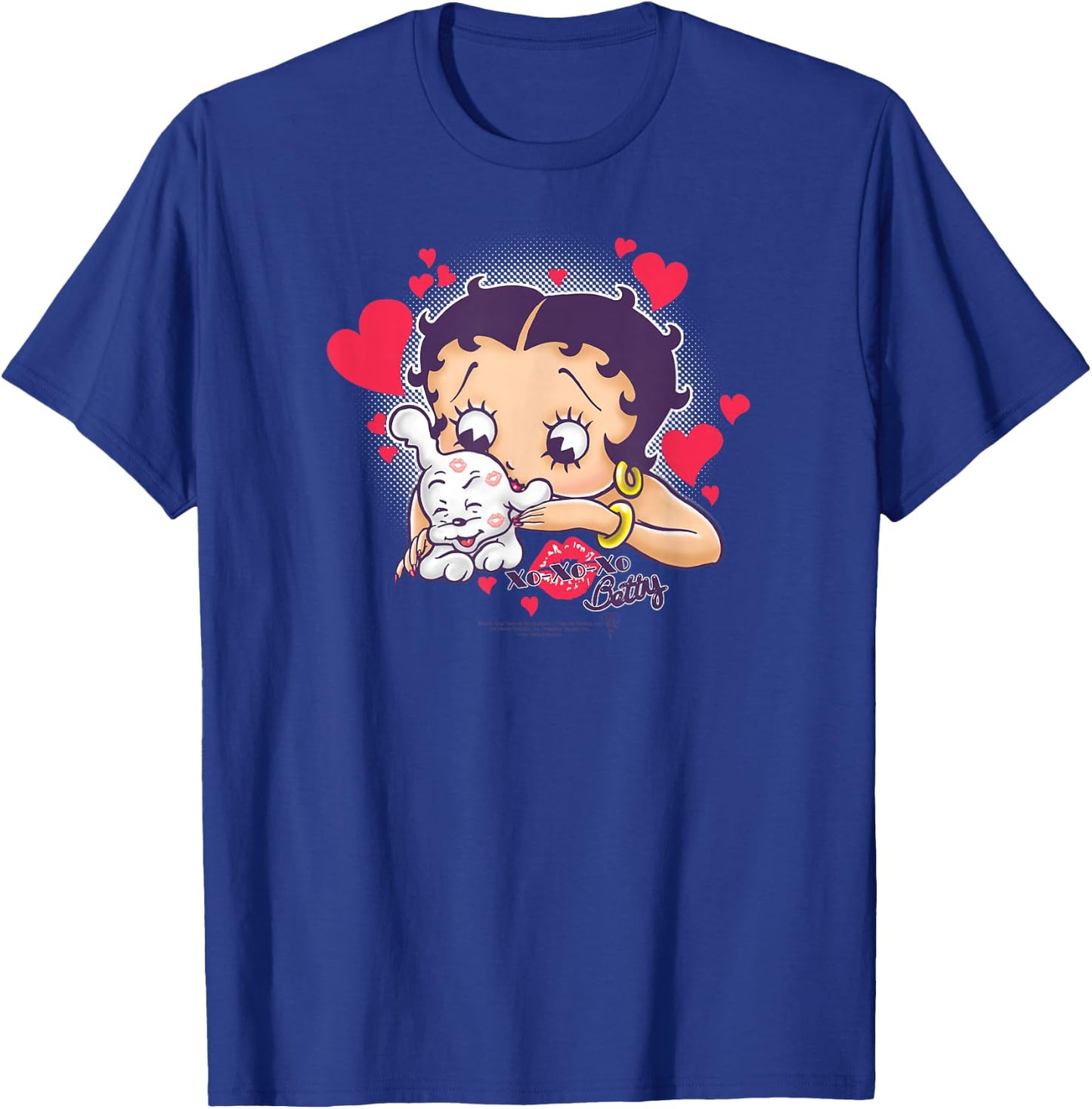 Betty Boop Puppy Love T-Shirt - T-Shirt | Royal
