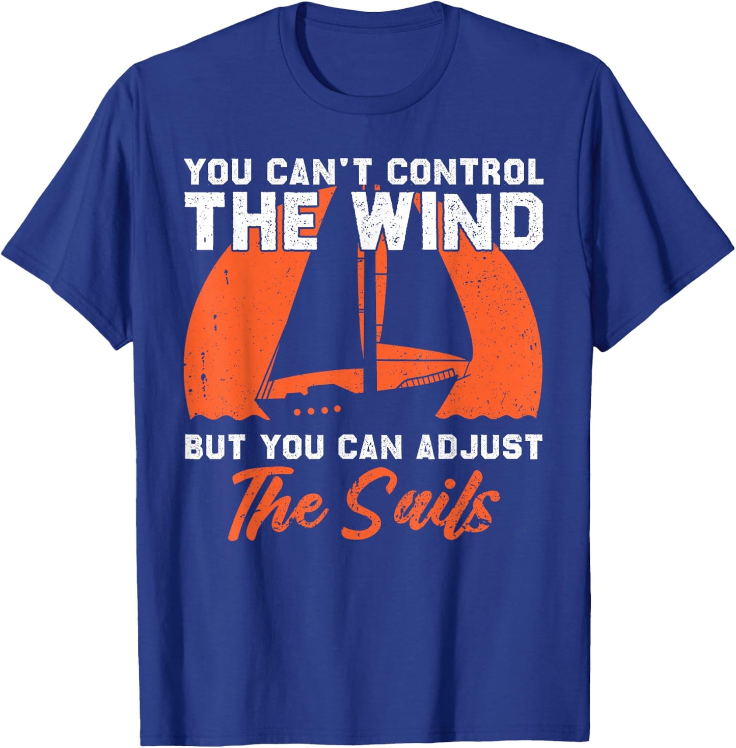 Funny Sailing Art Women Sailor Sail Boat Lovers T-Shirt - T-Shirt | Royal