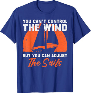 Funny Sailing Art Women Sailor Sail Boat Lovers T-Shirt - T-Shirt | Royal