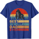 Best Gorilla Dad Ever Funny Vintage Gorilla Father's Day T-Shirt - T-Shirt | Royal