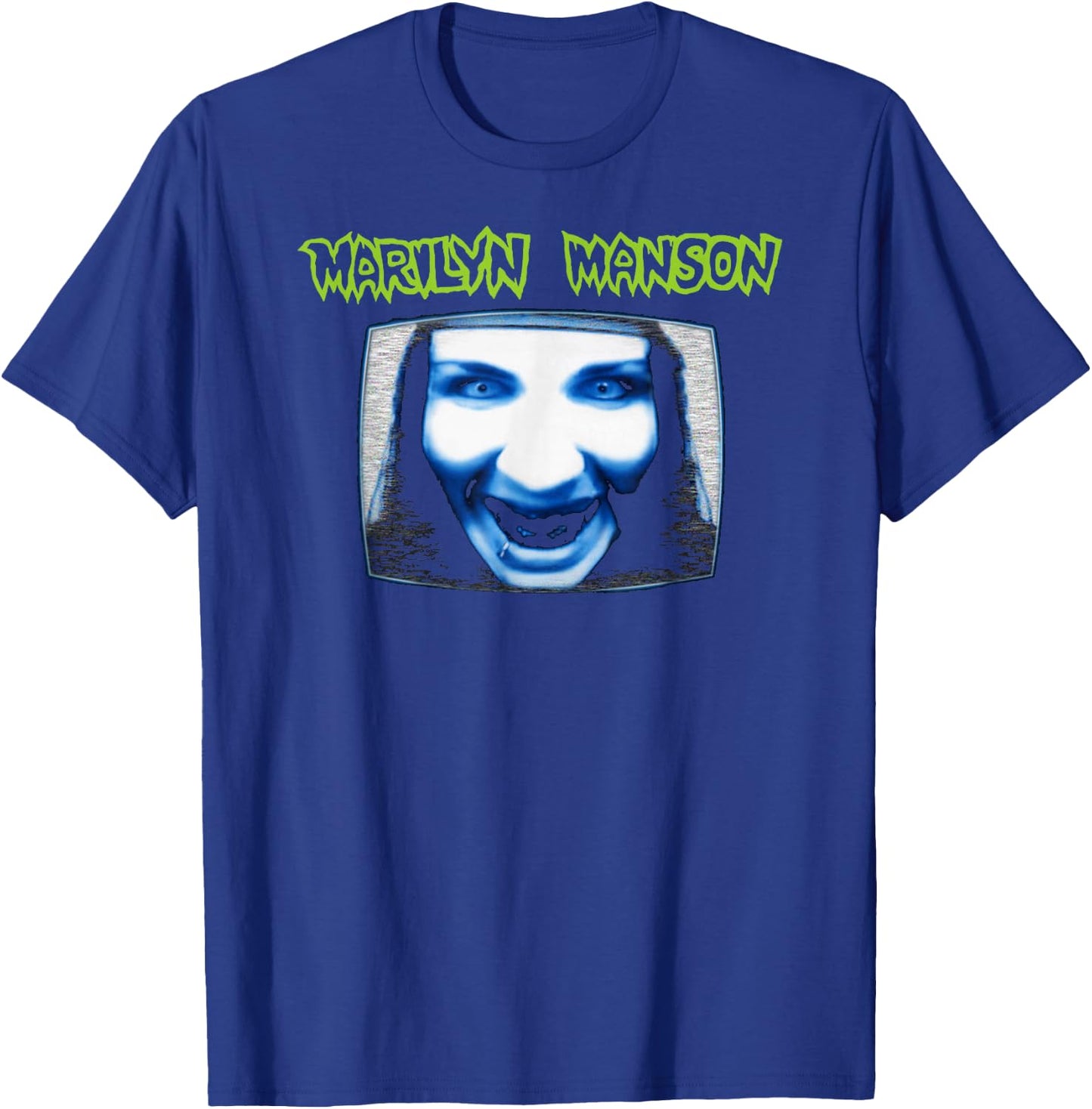 Marilyn Manson – TV with Logo T-Shirt - T-Shirt | Royal