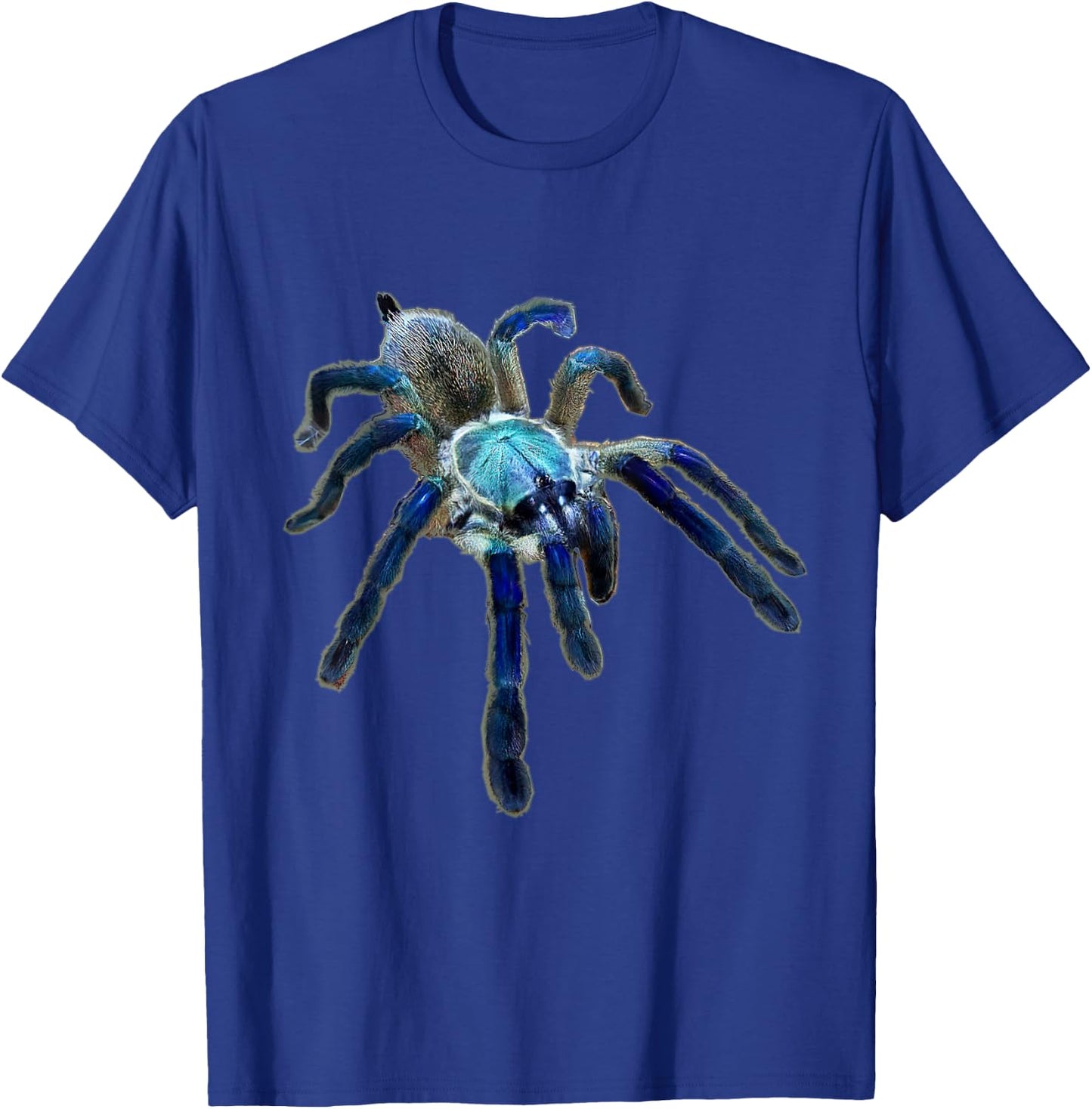 Socotra Island Blue Baboon Tarantula Spider (M. balfouri) T-Shirt - T-Shirt | Royal