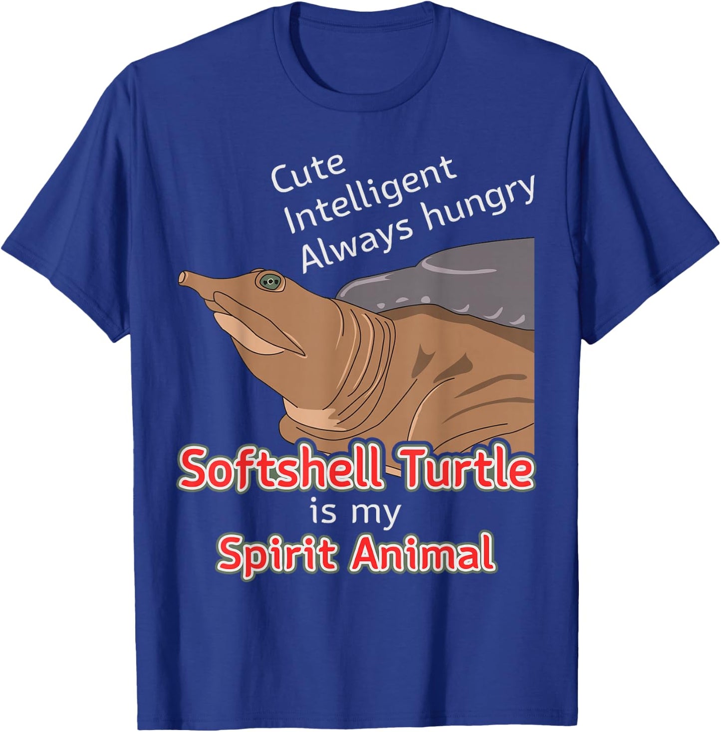 Softshell Turtle Apalone Spirit Animal Softshell T-Shirt - T-Shirt | Royal
